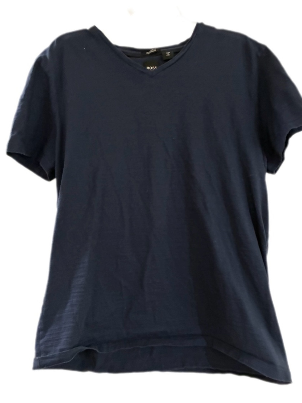 Hugo Boss EUC Women’s Short Sleeve V-Neck Tee in Navy @M